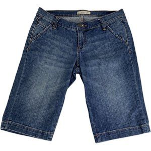 Old Navy 6 Bermuda Short Denim Jean Stretch 32" X 12.5"